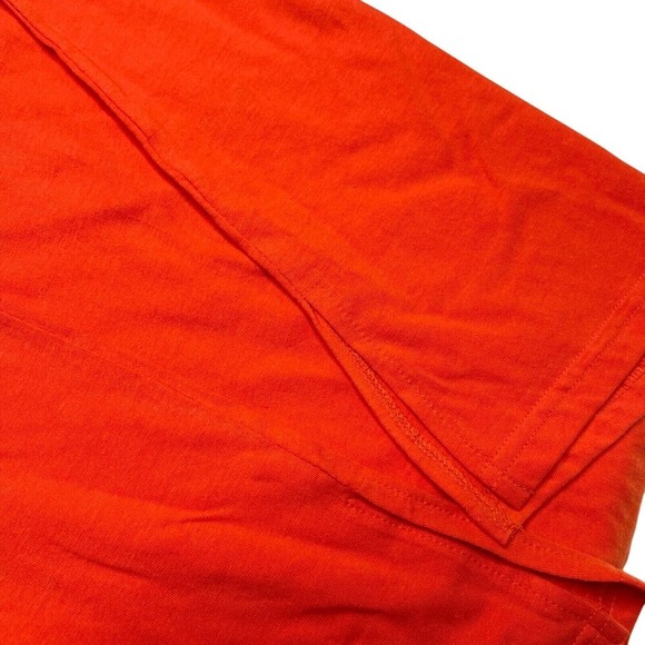 Woman Within Tunic Top Womens 2X 26/28 Red-orange Embroidered 100% Cotton Boho - Picture 7 of 15